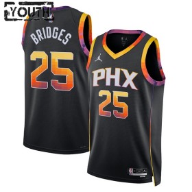 Dres Phoenix Suns Mikal Bridges 25 Jordan 2022-23 Statement Edition Crno Swingman - Dječji